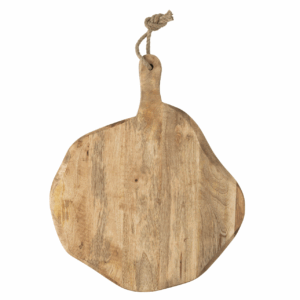 Planche à découper ronde en bois organique